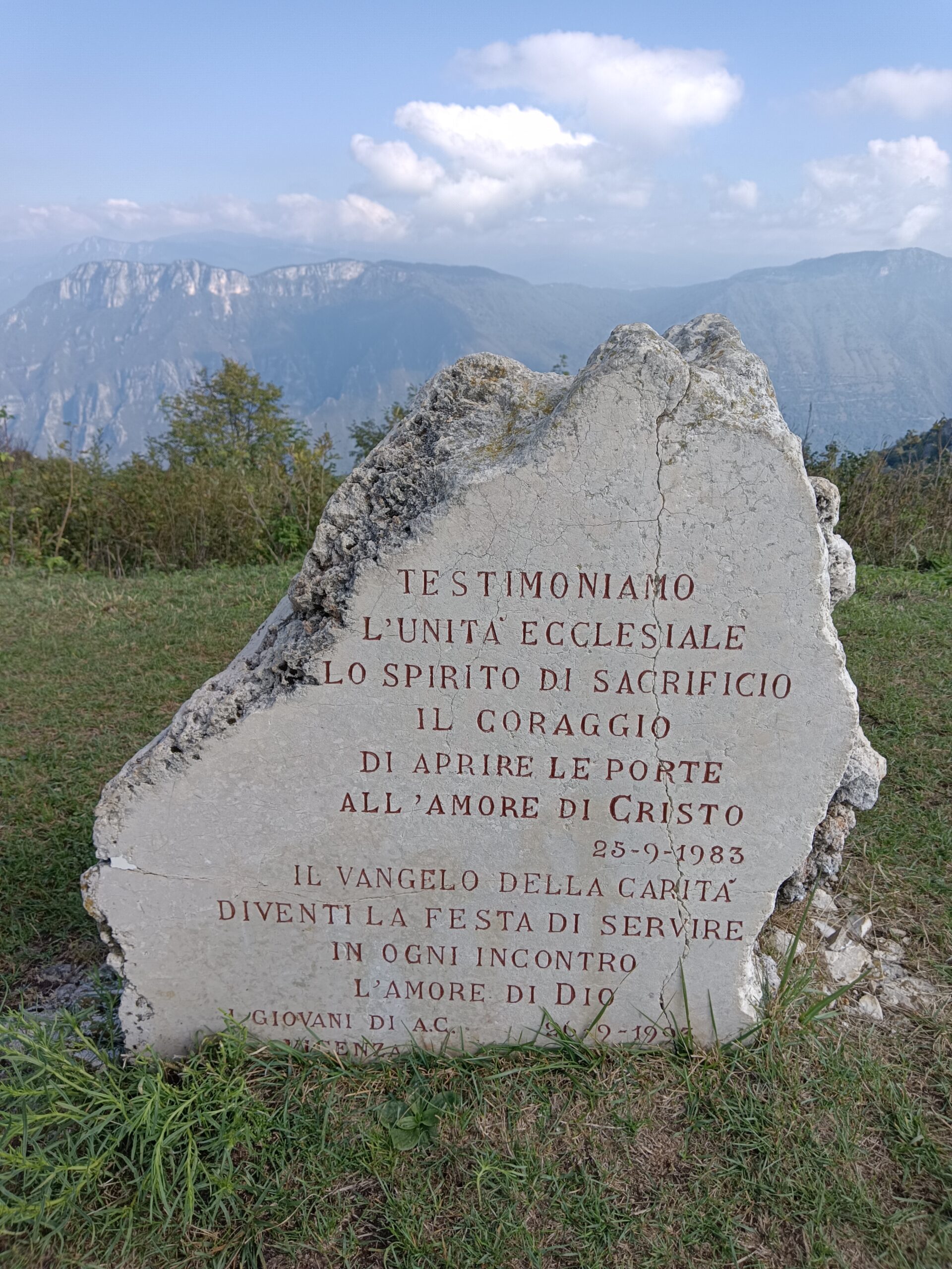 Interventi di manutenzione sul Cristo del Summano Interventi di manutenzione sul Cristo del Summano