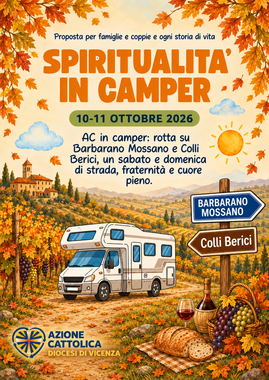 SPIRITUALITA’ IN CAMPER 🍞🍇 PANE E VINO
