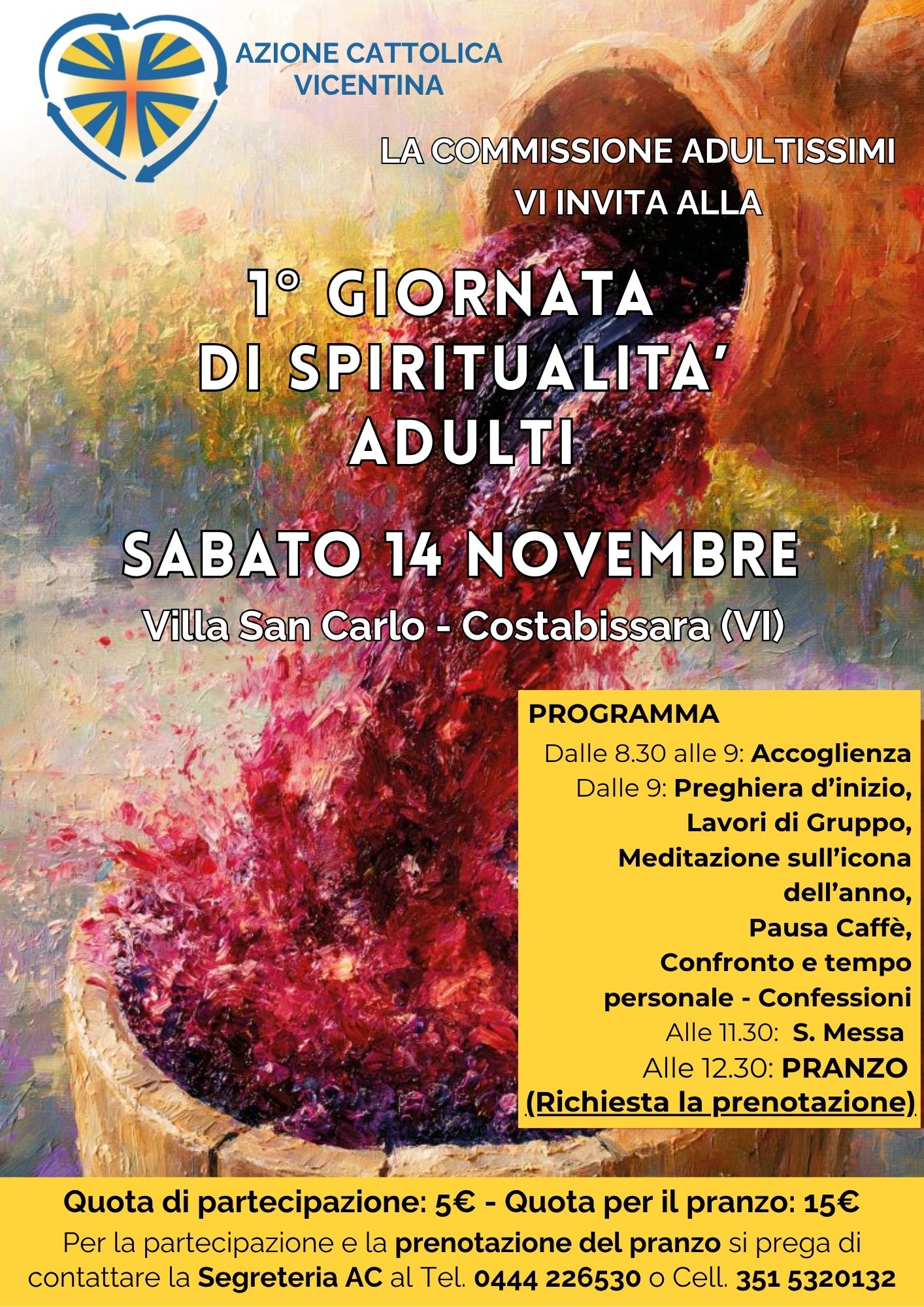 1° GIORNATA DI SPIRITUALITÀ ADULTI 1° GIORNATA DI SPIRITUALITÀ ADULTI