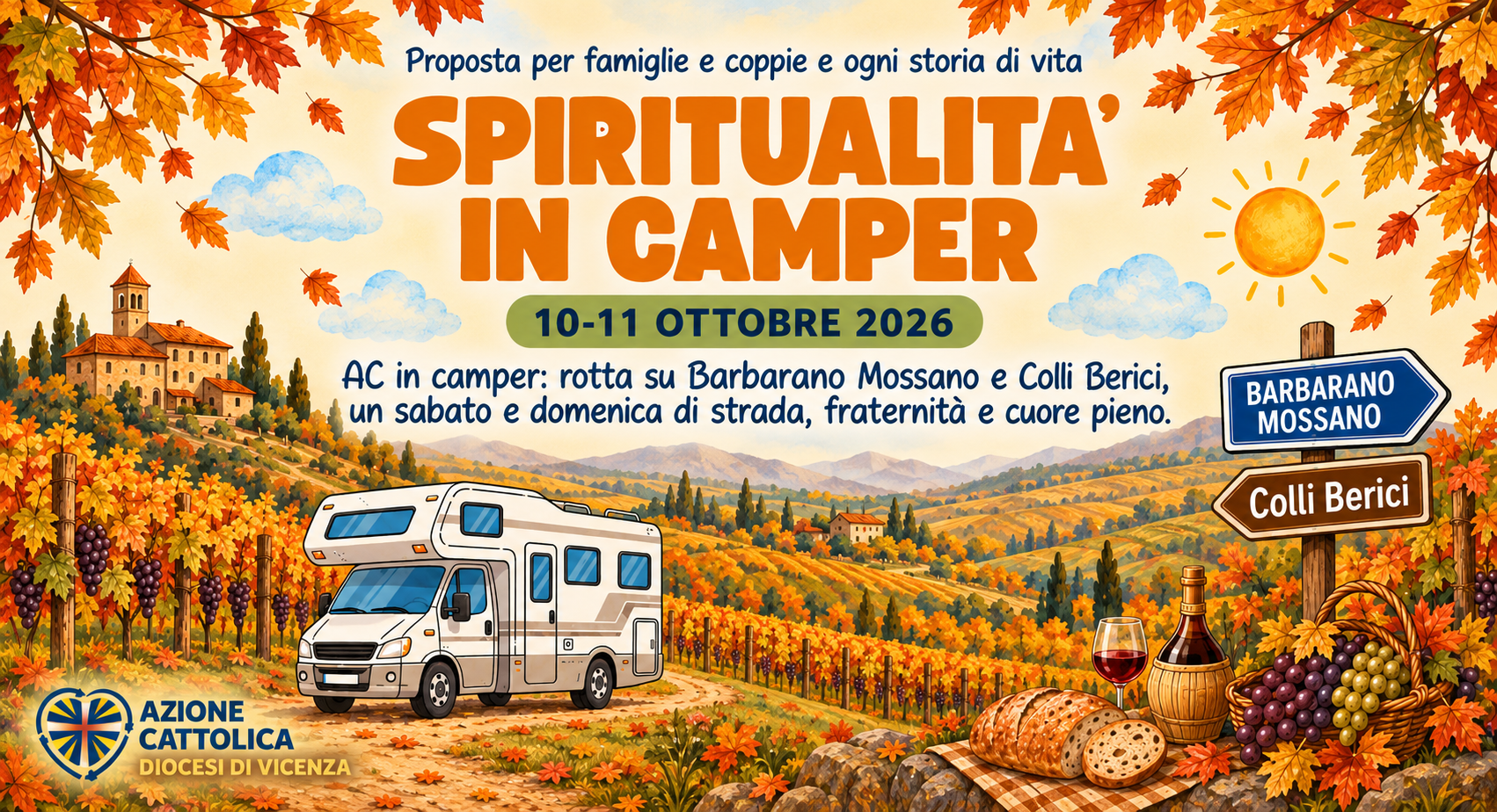SPIRITUALITA’ IN CAMPER 🍞🍇 PANE E VINO